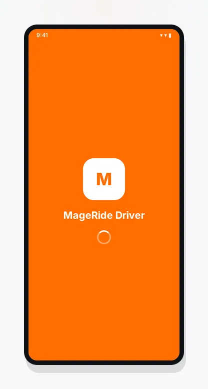 MageRide රියදුරු යෙදුම විවෘත වීම