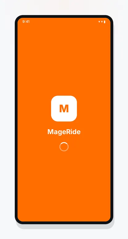මගියෙකුගේ දුරකථනයේ MageRide විවෘත වීම
